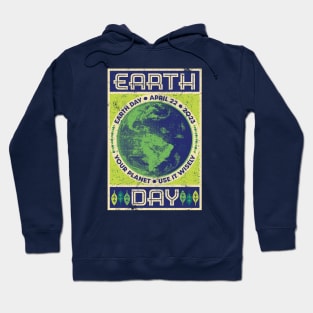 Vintage Style Earth Day Hoodie